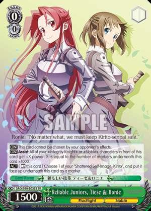 Reliable Juniors, Tiese & Ronie