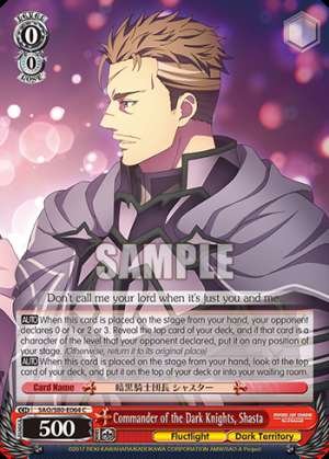 Commander of the Dark Knights, Shasta