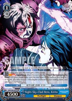 Night-Sky-Clad Hero, Kirito