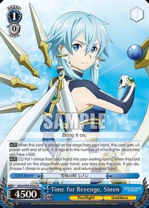 Time for Revenge, Sinon
