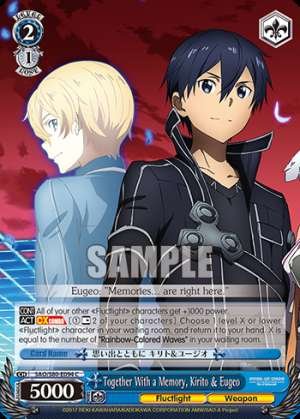 Together With a Memory, Kirito & Eugeo