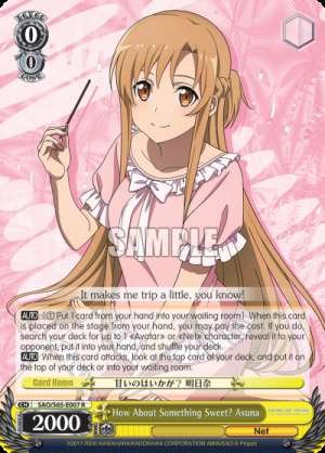 How About Something Sweet? Asuna