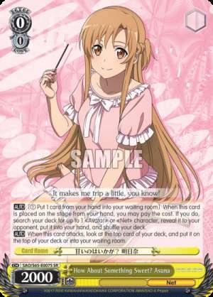 How About Something Sweet? Asuna