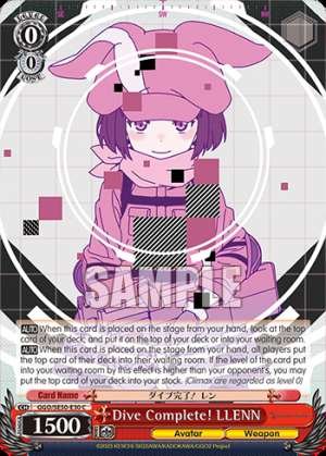 Dive Complete! LLENN