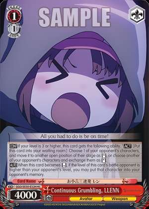 Continuous Grumbling, LLENN