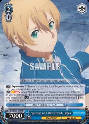 Spurring on a Best Friend, Eugeo