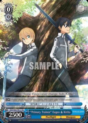 "Primary Trainee" Eugeo & Kirito
