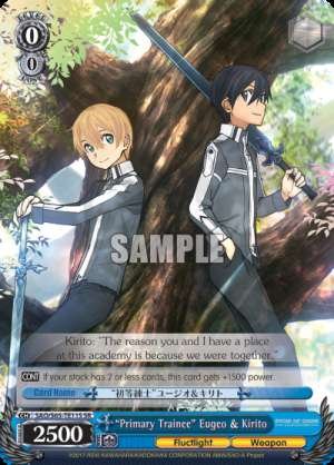 "Primary Trainee" Eugeo & Kirito