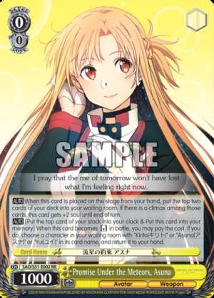 Promise Under the Meteors, Asuna