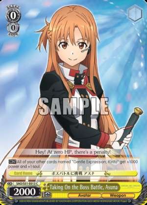 Taking On the Boss Battle, Asuna