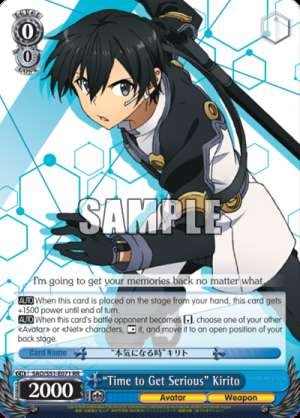 "Time to Get Serious" Kirito