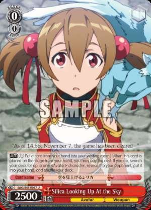Silica Looking Up At the Sky
