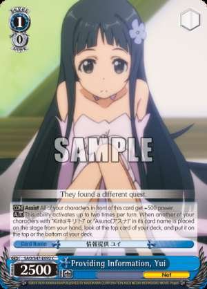 Providing Information, Yui
