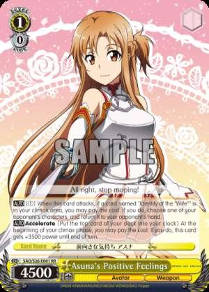 Asuna's Positive Feelings