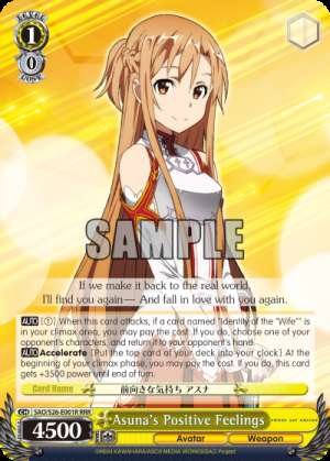 Asuna's Positive Feelings