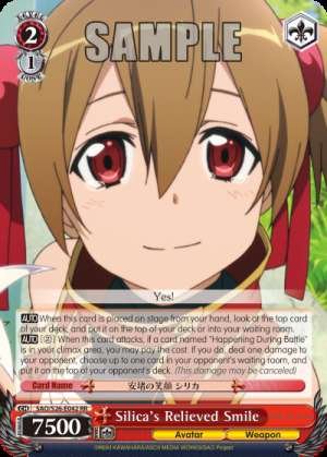 Silica's Relieved Smile