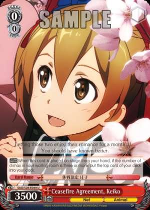 Ceasefire Agreement, Keiko