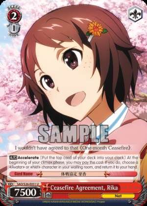 Ceasefire Agreement, Rika