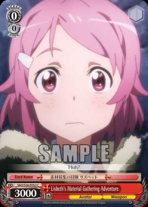 Lisbeth's Material Gathering Adventure