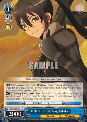 Declaration of War, Pitohui