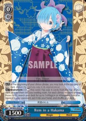 Rem in a Hakama