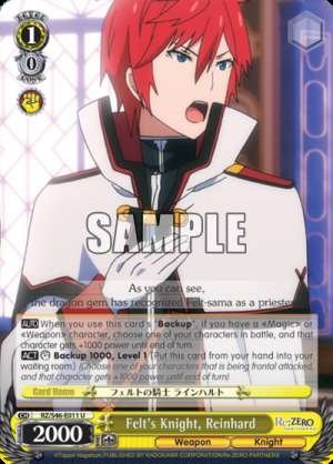 Felt's Knight, Reinhard