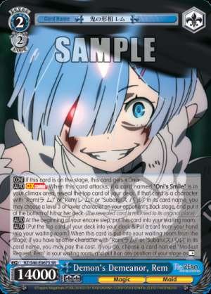 Demon's Demeanor, Rem