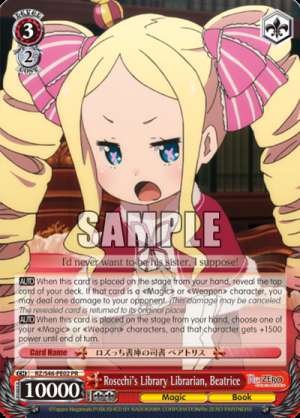 Roscchi's Library Librarian, Beatrice