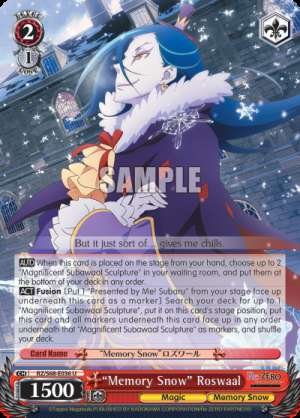 "Memory Snow" Roswaal