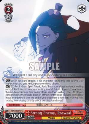 Strong Enemy, Roswaal