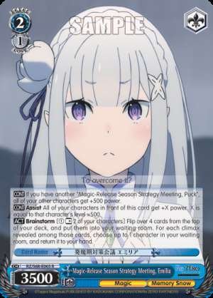 Magic-Release Season Strategy Meeting, Emilia