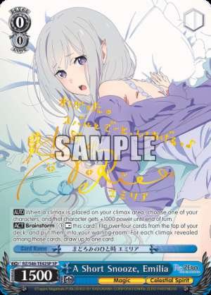 A Short Snooze, Emilia
