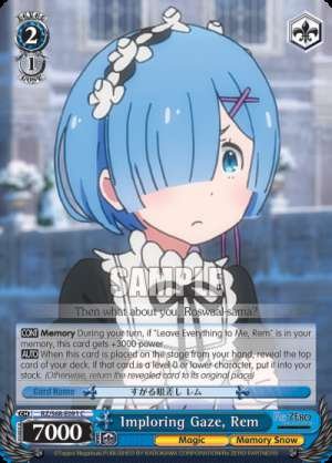 Imploring Gaze, Rem