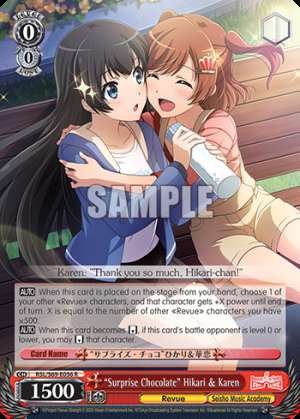"Surprise Chocolate" Hikari & Karen