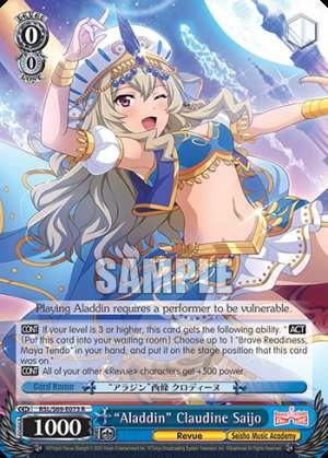"Aladdin" Claudine Saijo