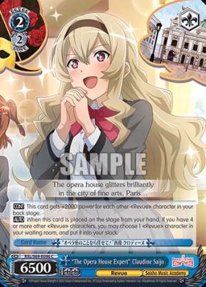 "The Opera House Expert" Claudine Saijo
