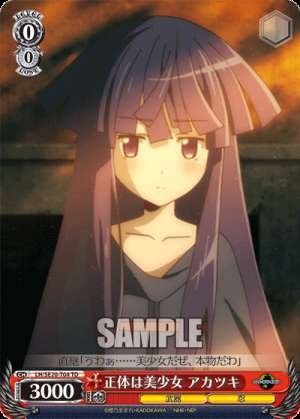 Her true identity is the beautiful girl Akatsuki