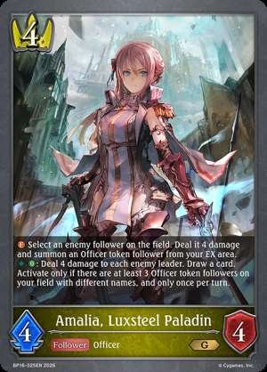 Amalia, Luxsteel Paladin