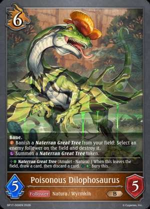 Poisonous Dilophosaurus