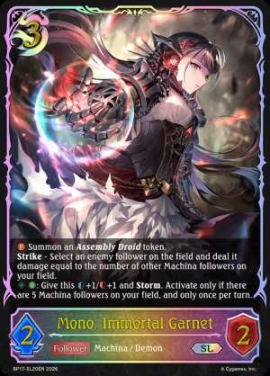Mono, Immortal Garnet
