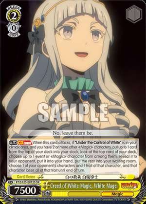 Creed of White Magic, White Mage