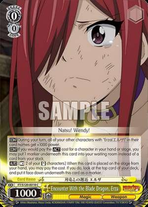 Encounter With the Blade Dragon, Erza
