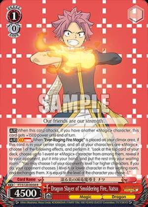 Dragon Slayer of Smoldering Fire, Natsu
