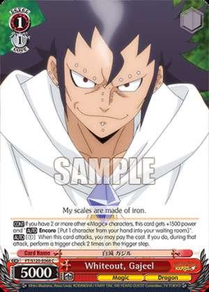 Whiteout, Gajeel