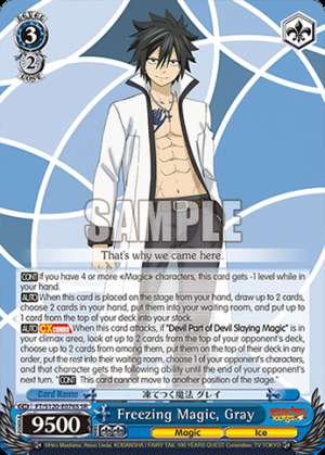 Freezing Magic, Gray