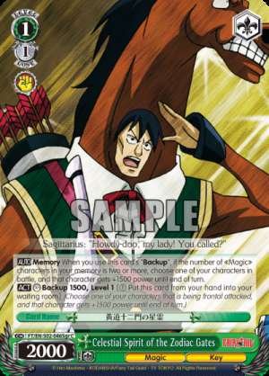 Celestial Spirit of the Zodiac Gates