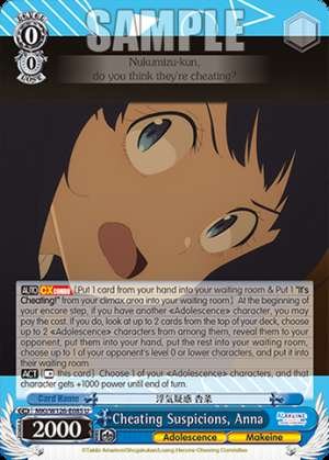 Cheating Suspicions, Anna