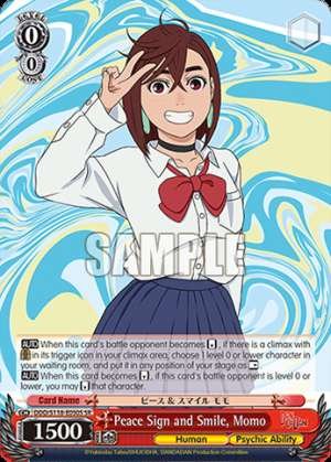 Peace Sign and Smile, Momo