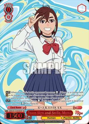 Peace Sign and Smile, Momo