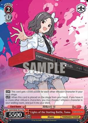 Lights of the Starting Battle, Tomo